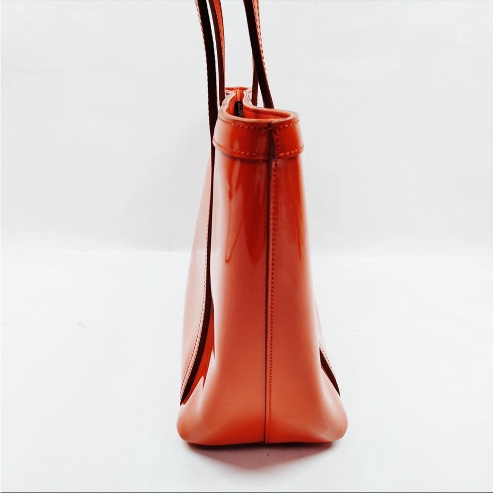 Dolce & Gabbana Orange Patent Leather Tote - Picture 3 of 9